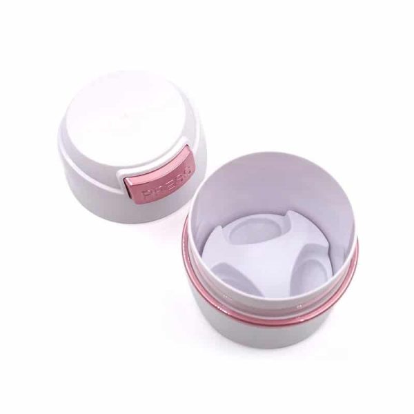 Adhesive Storage Container - White & Rose Gold